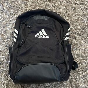Adidas Black and White Men's Backpack